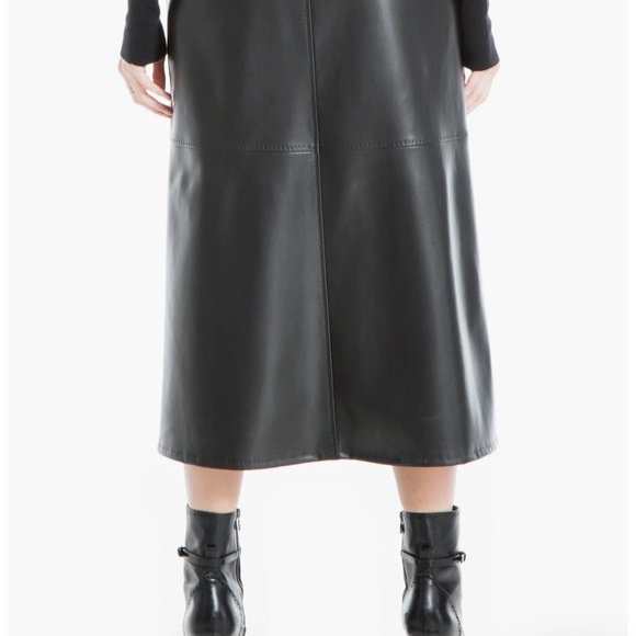 Nordstrom Rack Max Studio Vegan leather skirt - Picture 3 of 4